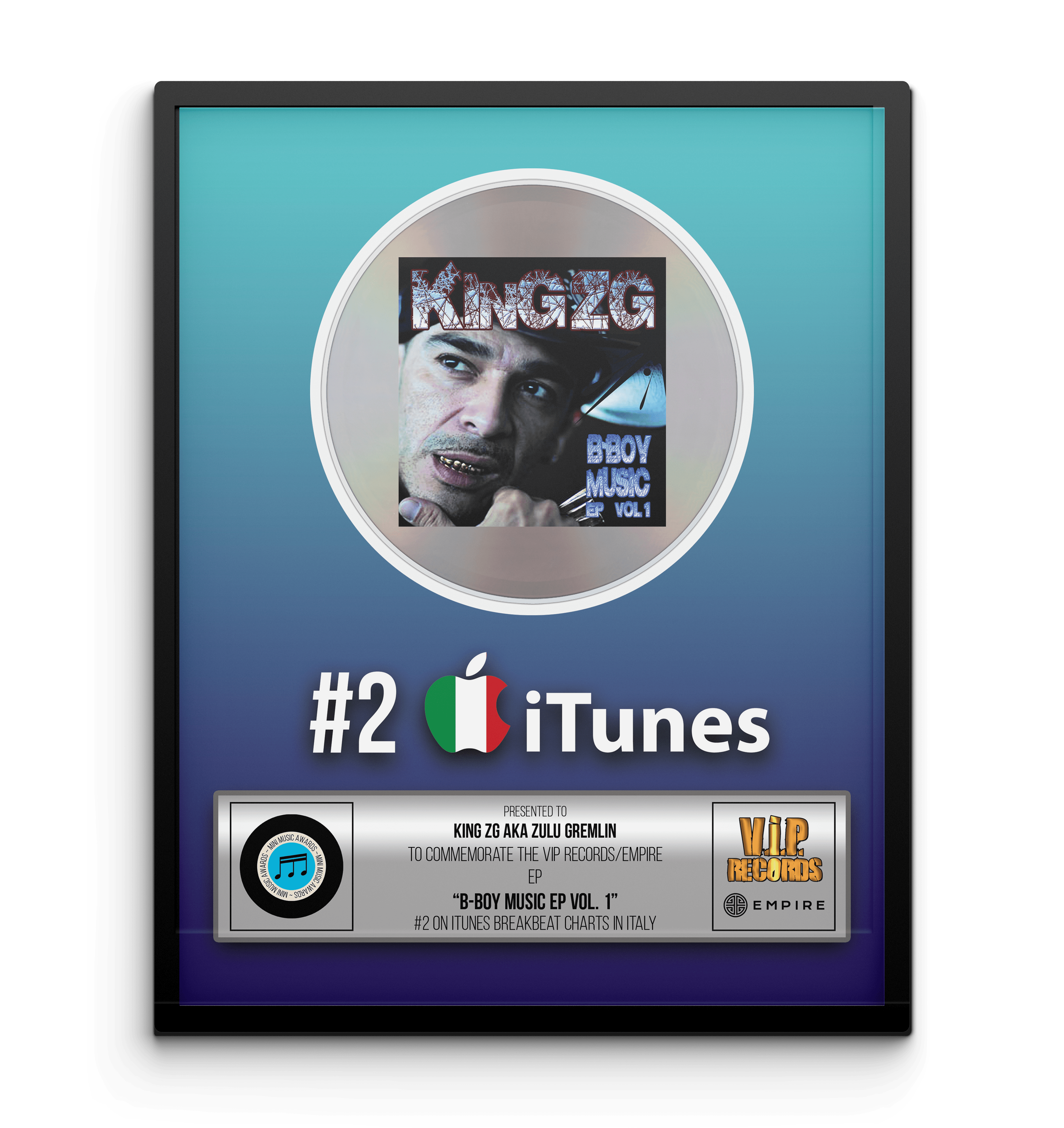 mini music award for itunes charting for KRS-One
